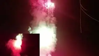 Lighting Fireworks for New Years