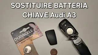 AUDI A3 key remote battery replacement