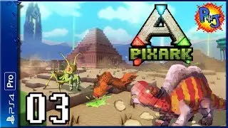 Let's Play PixARK PS4 Pro | Co-op Multiplayer Console Gameplay | Episode 3 Magic Forest (P+J)