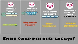 Shift Swap Par Kese Lagaye, Foodpanda Say Chutti Kese Lay or No show ki Penalty kitni hain