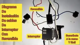 Instalaci&oacute;n de cableado al interruptor con cajita de cambios de taladro..