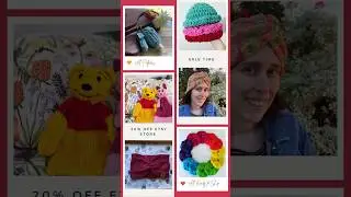 2 day sale in my Etsy store, 20% off all patterns and ready to ship!