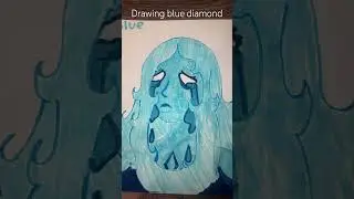 Drawing blue diamond from Steven universe! #art #stevenuniverse #bluediamond