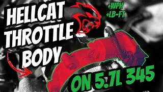 5,7 л 345 с дроссельной заслонкой Hellcat!!! Установка и реакция