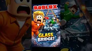 Only PROS Can Survive Roblox Glass Bridge 🏆 #roblox  #robloxglassbridge #shorts