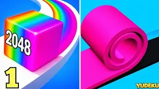 🎨🟢 Jelly Run 2048 X Color Roll 3D &ndash; Colorful Run & Merge Madness! 😱✨