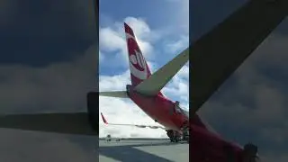 AirBerlin B737 APU START!!! BRUTAL SOUND!