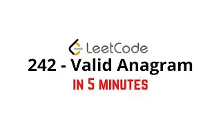 LeetCode 242 - Valid Anagram | Java Solution