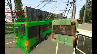 Garry's mod. ATroll Progect. Троллейбус Тролза 5275 Оптима маршрут 7