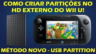 COMO CRIAR PARTI&Ccedil;&Otilde;ES EM UM HD EXTERNO E USAR NO WII U? JOGOS DE WII U E WII NO MESMO HD? TUTORIAL