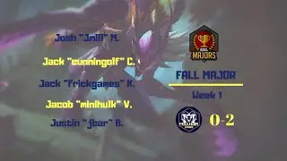 HSEL Fall Major Week 1 MHS Esports vs Galileo Lions: League of Legends
