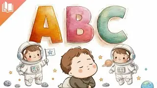 ABC in Space 🚀 Learn the Alphabet A–Z | Sleepy Baby