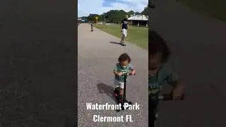 A Fun Day at Waterfront Park: Toddler Scooter Adventure #scooter #skateboard