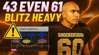 Madden 26 Defense: 43 Even 61 Blitz Heavy | LOCKDOWN Cover 4 Quarters