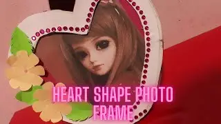 Photo frame | Heart shape photo frame | Sejal's Creative Studio
