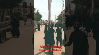 Alam ki bolandi from Hur Abbas on 9 muhurram @ Raza Abbas world 🌍 campaly