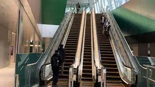 【日立】1X  エスカレーター 虎ノ門ヒルズグラスロック【完全版】 1X escalator Toranomon Hills Glass Rock Tokyo Japan