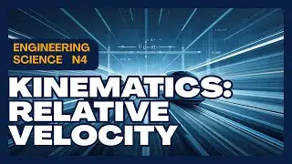 Engineering Science N4 Kinematics - Relative Velocity along Parallel lines Questions - Revision