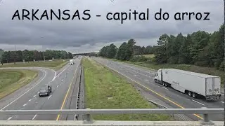 ARKANSAS TERRAS PLANAS AMERICANA CAPITAL DO ARROZ POR ONDE RODAMOS DE NORTE A SUL COM MOTOR HOME