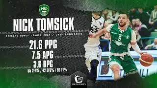 Nick Tomsick 2024/2025 Thor Thorl Iceland Bonus League Highlights
