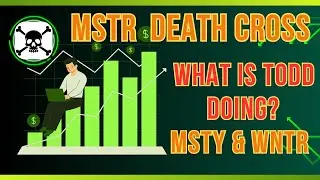 Microstrategy Death Cross is Killing MSTY! (How Todd is Playing this with Yieldmax) #fire #mstr