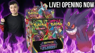 UNBOXING A phantasmal Flames Booster Box Sent By The Pokemon Company! #phantasmalflames