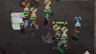 CHAOS at the Deep Wilderness Runite Rocks!