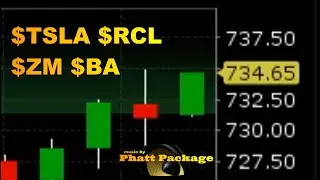 Day trading big movers $tsla $rcl $zm $ba