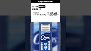 Q-tips Cotton Swabs For Hygiene and Beauty Care Original Cotton Swab Made 100% #duet  #funny  #usa