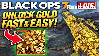 Black Ops 7: UNLOCK GOLD CAMO FAST! Tips To EASILY UNLOCK GOLD CAMO! (BO7 Camo Guide) LIVE