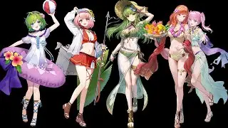 Fire Emblem Heroes: Voice Clips - Pious Summer (дуэт Нино, Лазурит, Палла, Селика Серра)