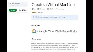 GSP001-Create a Virtual Machine |  Google Cloud Qwiklabs 2025
