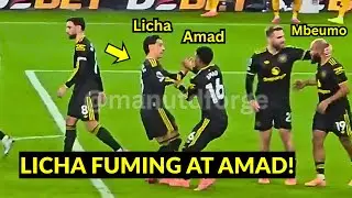 Lisandro Mart&iacute;nez LOSES IT with Amad over Mbeumo&rsquo;s hair against Wolves | Man Utd News