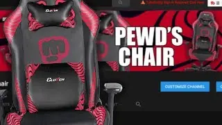 PEWDIEPIE'S CHAIR CREATES A YOUTUBE CHANNEL! - Pewdiepie chair