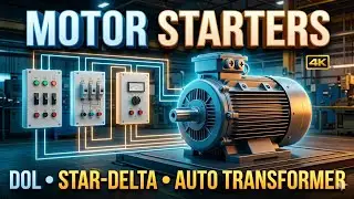 DOL STAR-DELTA & AUTO TRANSFORMER STARTERS OF 3 PHASE INDUCTION MOTOR @JitendraSingh0786