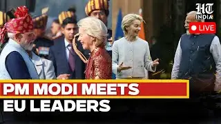 PM Modi LIVE: PM meets EU President Ursula von der Leyen & EU Council President Ant&oacute;nio Costa