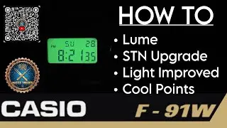 Full F-91W Upgrade | Lume, STN Display & Enhanced Backlight