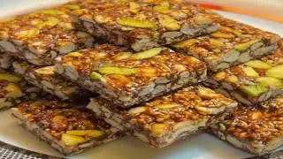  बाजार की सबसे महंगी मिठाई -सस्ती भी बनेगी और हेल्दी भी | Sugar free High Protein Dry Fruits Chikki 