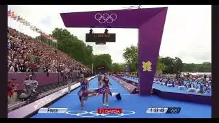 Nicola Spirig wins Olympic Triathlon gold