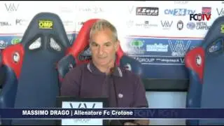 Sala stampa, Massimo Drago alla vigilia di Brescia-Crotone
