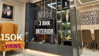 3 BHK Home Interior Design with Modern Furniture in Noida | Latest Design