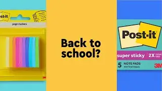 Elevate School Vibes with Post-it&reg; Super Sticky Notes & More!