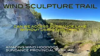 Amazing wind formed hoodoos on the wind sculpture trail | Sundance Provincial Park, Alberta, Canada