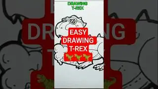 Drawing Trex #trex #funforkidstv #booboosong #babysongs #kidssongs #nurseryrhymes #drawtrex