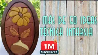 + 50 IDEAS EN MADERA TÉCNICA INTARSIA PARA REALIZAR Y GENERAR INGRESOS ⛔💲🔥