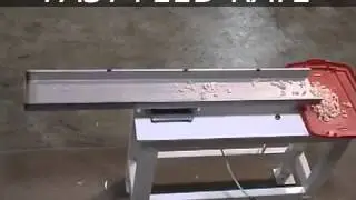 CONVEYING SMALL SHRIMP WITH SMOOTH MOVE LINEAR FEEDER FROM MARTIN VIBRATION SYSTEMS