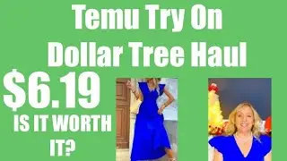$6.19 for this Dress! Is it worth it? Temu Try On Dollar Tree Valentine Haul #temufinds #dollartree