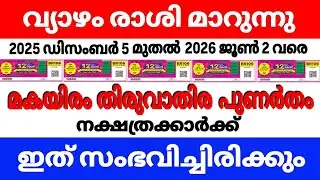 മകയിരം തിരുവാതിര പുണര്‍തം   നക്ഷത്രക്കാര്‍ക്ക് സര്‍വൈശ്വര്യയോഗം