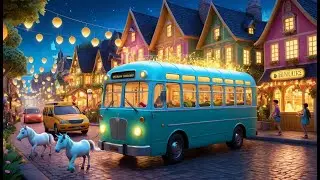 The Unicorns on the Bus | Magical Unicorn Song for Kids | Sing Along Nursery Rhyme