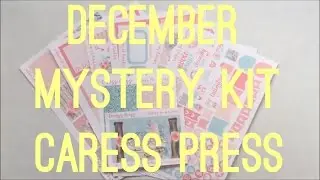 December Mystery Kit Unboxing | Caress Press